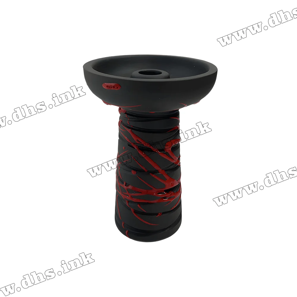 Чаша для кальяну Gusto Bowls - Classic Phunnel Glaze Red